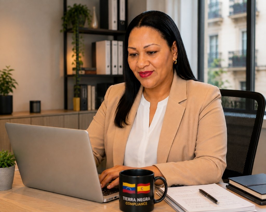Lizali Herrera supervisando expedientes de compliance y desbloqueo B2B